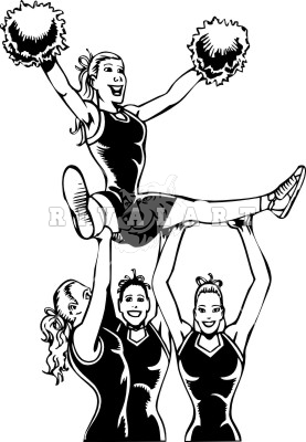 Cheer Stunt Sketch Templates